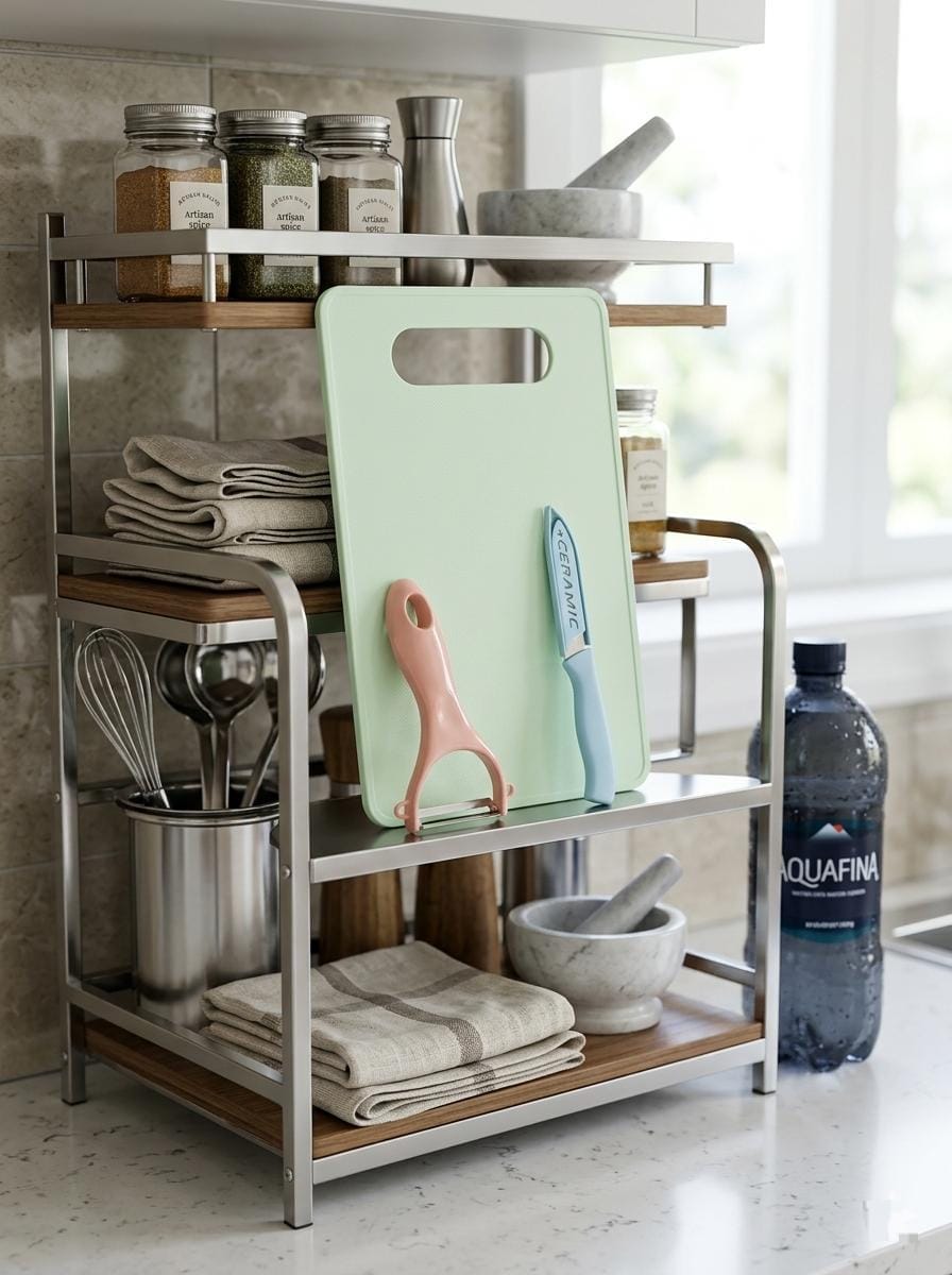 3-in-1 Non-Slip Kitchen Cutting Board Set