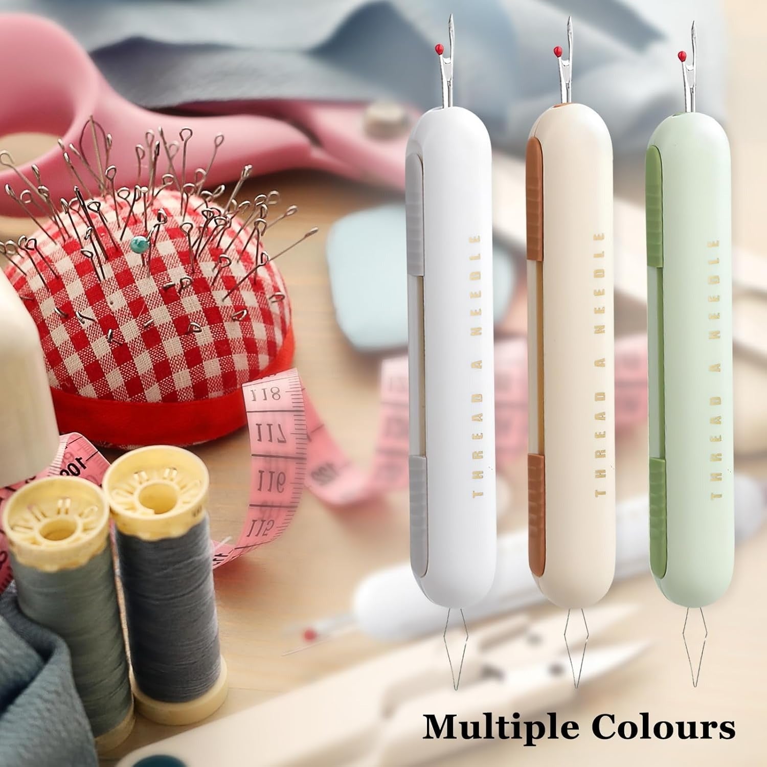 2-in-1 Telescopic Needle Threader & Seam Ripper