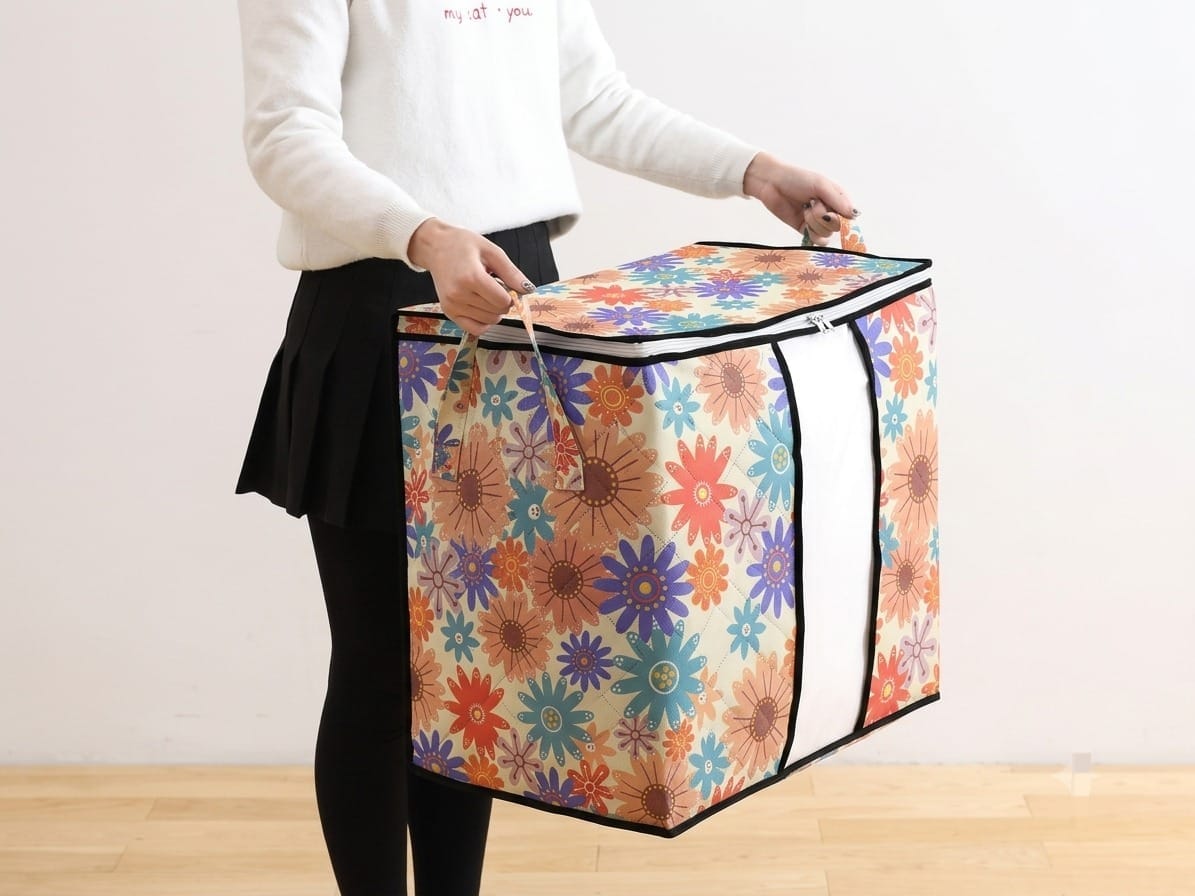 Printed Jumbo Storage Bag Organizer for Clothes