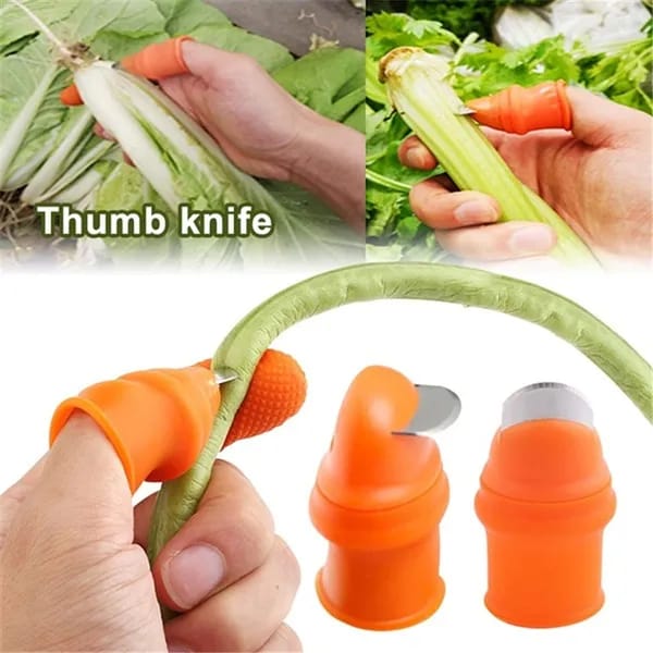 Thumb Knife with Finger Protector