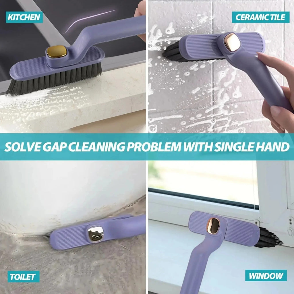 Multifunctional 360° Rotating Crevice Cleaning Brush