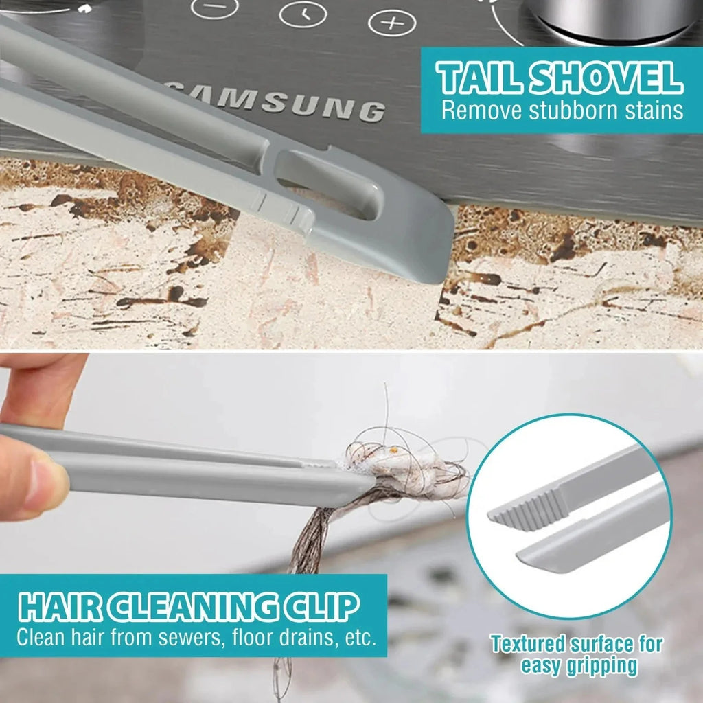 Multifunctional 360° Rotating Crevice Cleaning Brush
