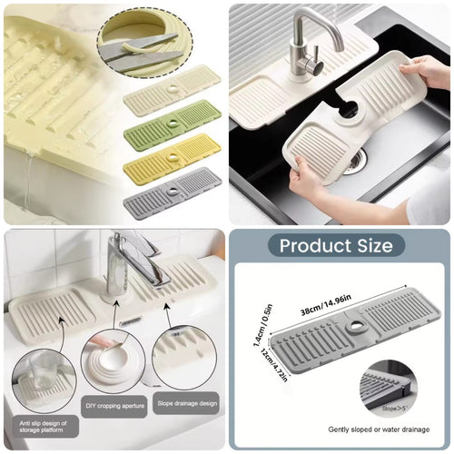 Silicone Sink Faucet Draining Mat