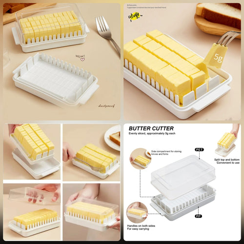 Butter Box with Lid – 5g Slice Cutter Tray