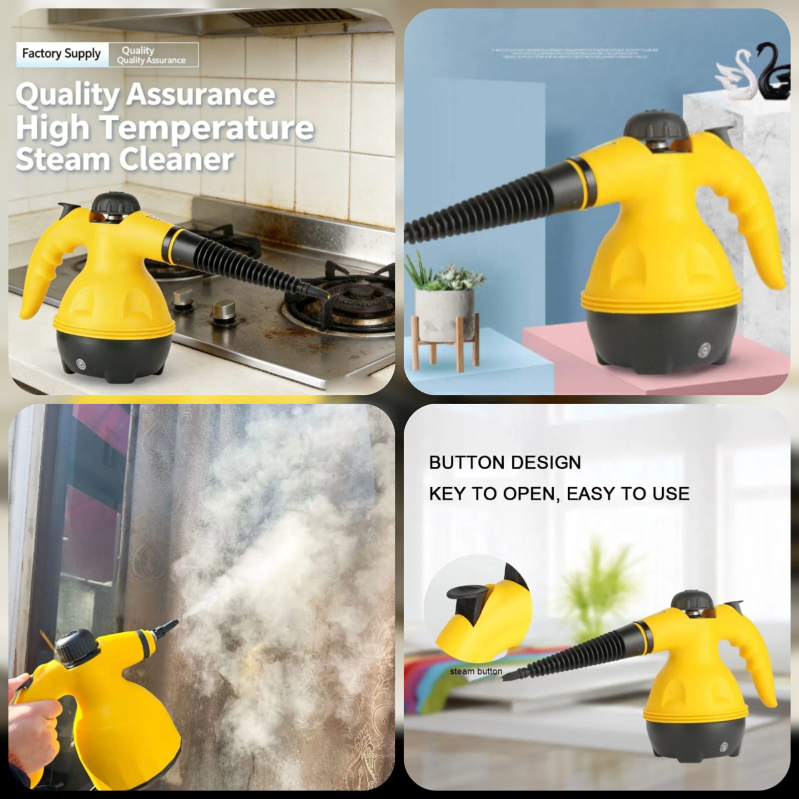 High-Temperature Handheld Steam Cleaner