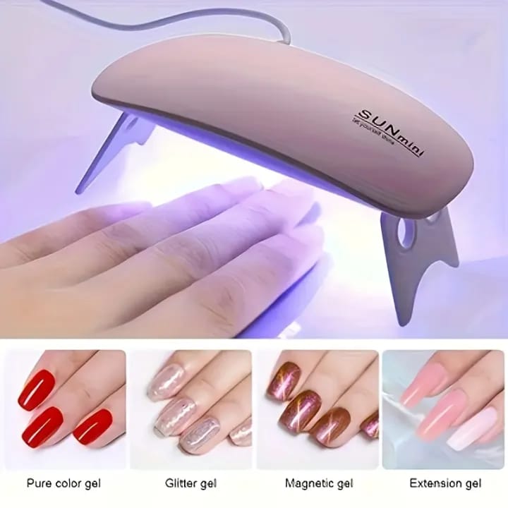 Portable Mini 6W UV LED Nail Lamp & Resin Curing Light