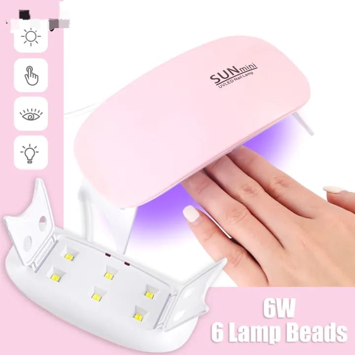Portable Mini 6W UV LED Nail Lamp & Resin Curing Light