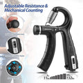Adjustable Hand Grip Strengthener with Mechanical Counter