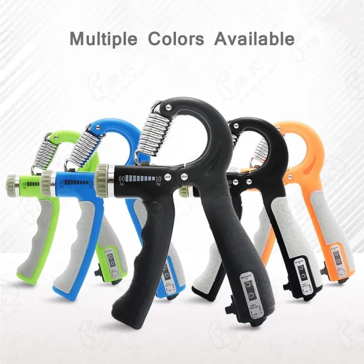 Adjustable Hand Grip Strengthener with Mechanical Counter