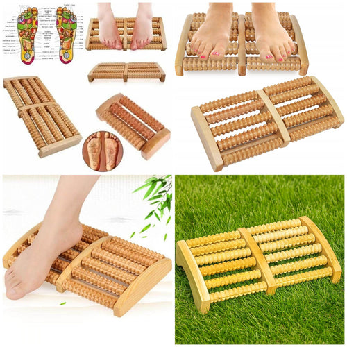 Wooden Foot Massager Roller