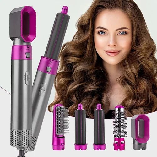 5-in-1 Electric Hot Air Styler & Hair Dryer Brush Kit