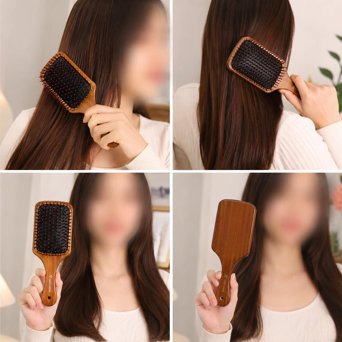 Wooden Paddle Hair Brush