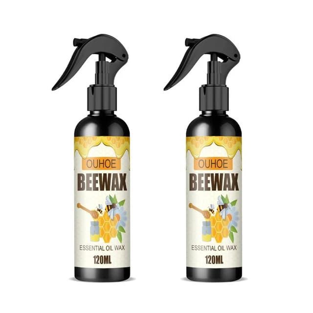 120ml Natural Beeswax Furniture Polish Spray
