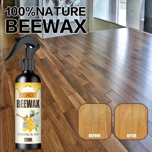 120ml Natural Beeswax Furniture Polish Spray