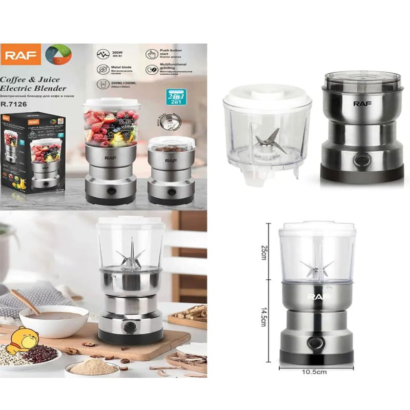 Mini Electric Juicer Blender & Coffee-Masala Grinder