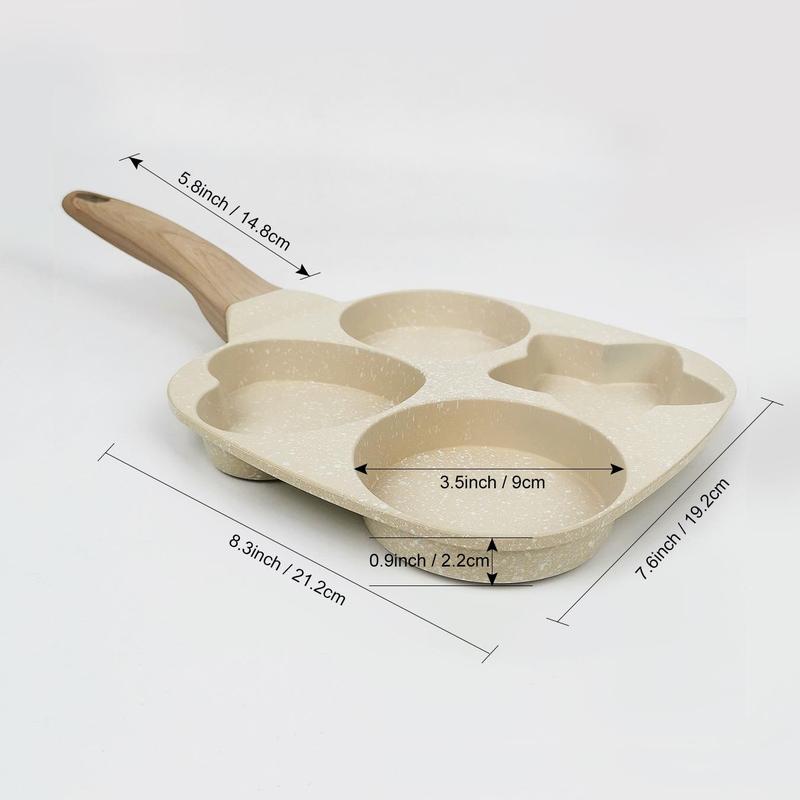 4-Hole Non-Stick Egg Frying Pan