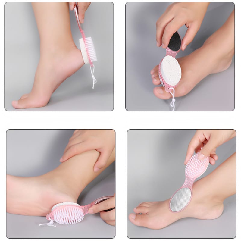 4‑in‑1 Foot Care Brush