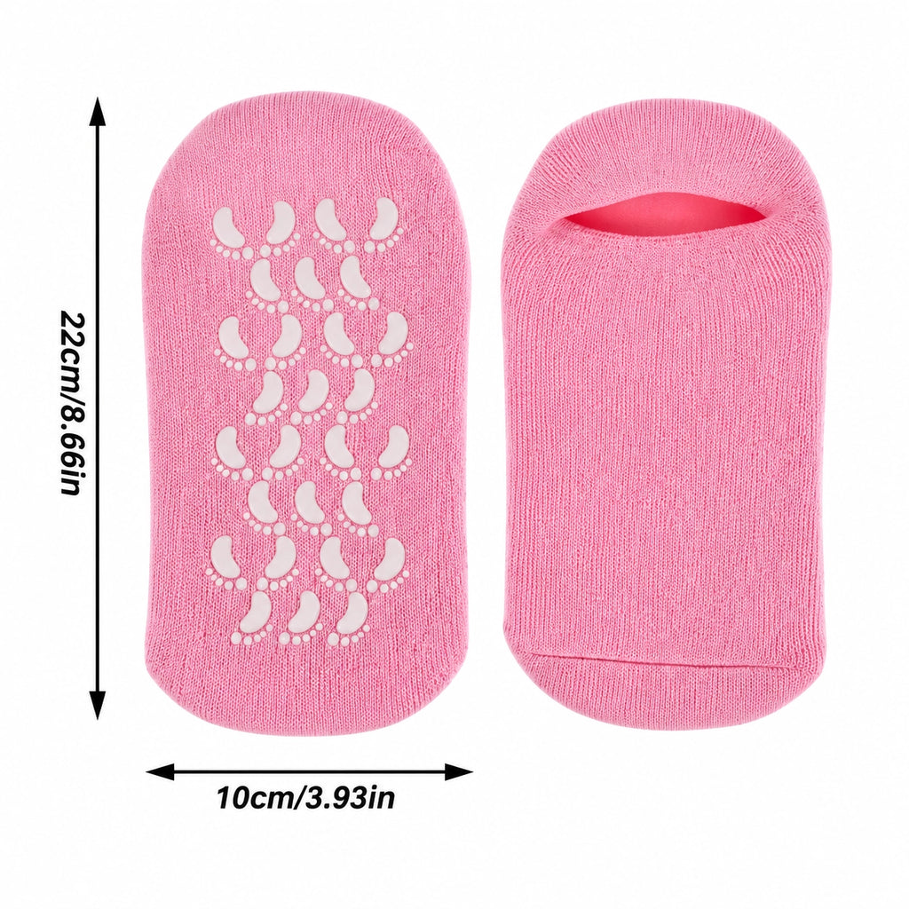 Silicone Moisturizing Gel Socks – Spa Foot Care Socks