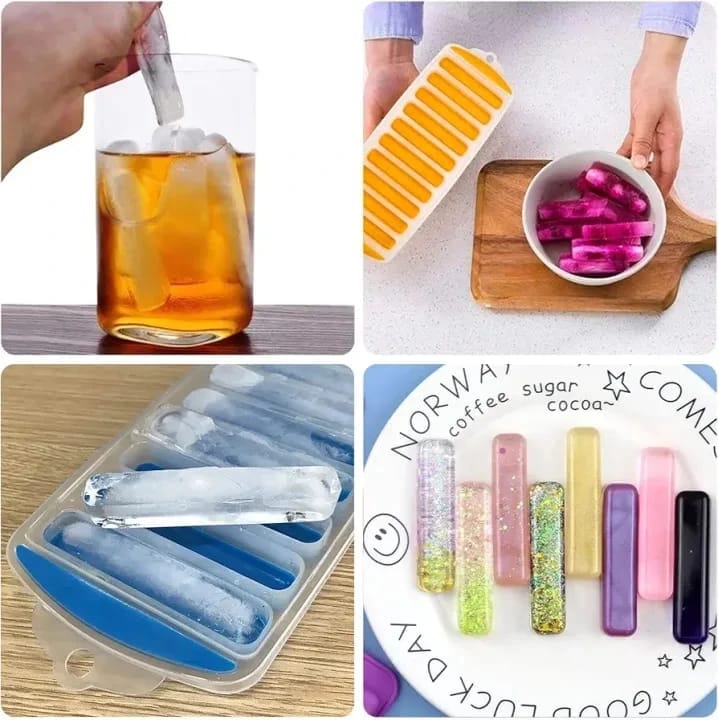 10 Grid Silicone Ice Stick Tray