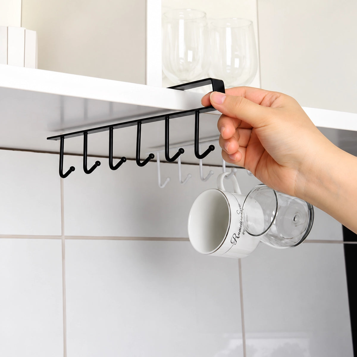 Under-Shelf Hanging Rack