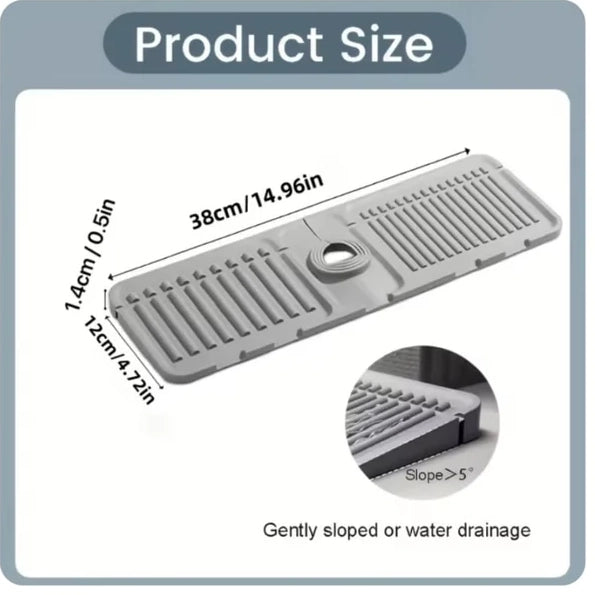 Silicone Sink Faucet Draining Mat